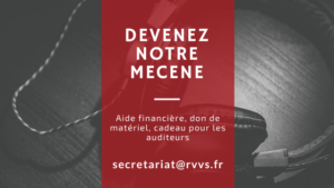 Soutenez RVVS, devenez notre mécène !