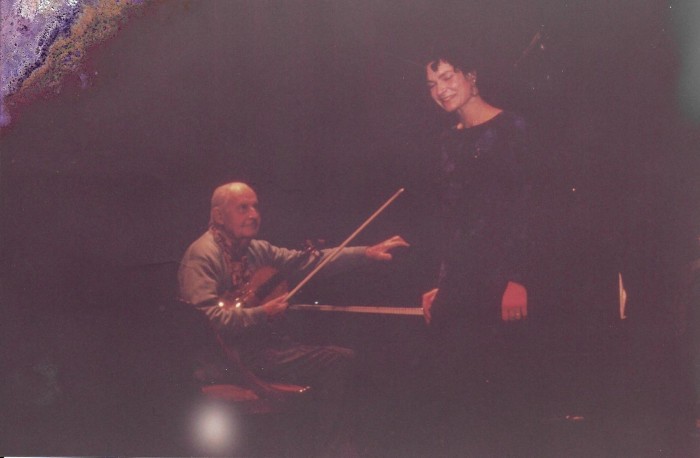 Stéphane Grappelli et Lise Ferry