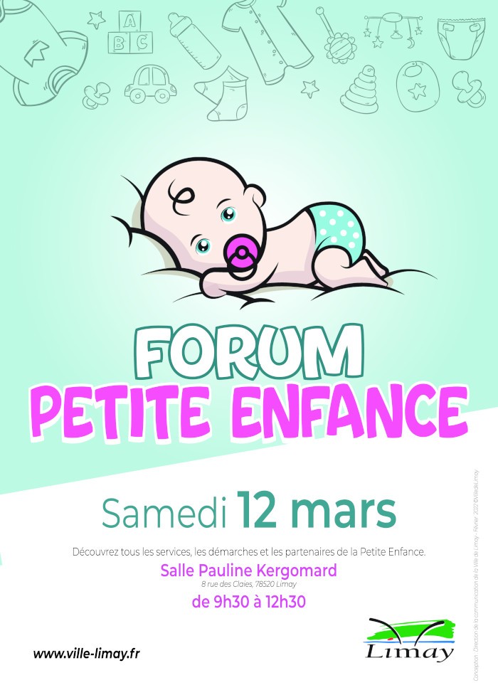 1er forum de la petite enfance à Limay le 12/03/2022