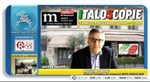 Italoscopie, programme du 19/11/2022