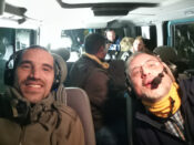 Téléthon RVVS, l'équipe mobile dans le camion