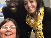 Téléthon RVVS, Abou, Nadia et Corinne en studio