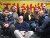 Le final avec Rodolphe, Laëtitia, Philippe, Medhi, Sébastien, Angelin, Richard et Jimmy