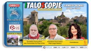 Italoscopie, programme du 06/05/2023
