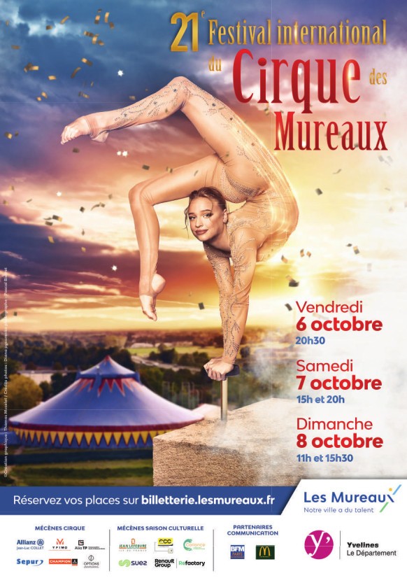 Festival international du cirque aux Mureaux du 6 au 8 octobre 2023