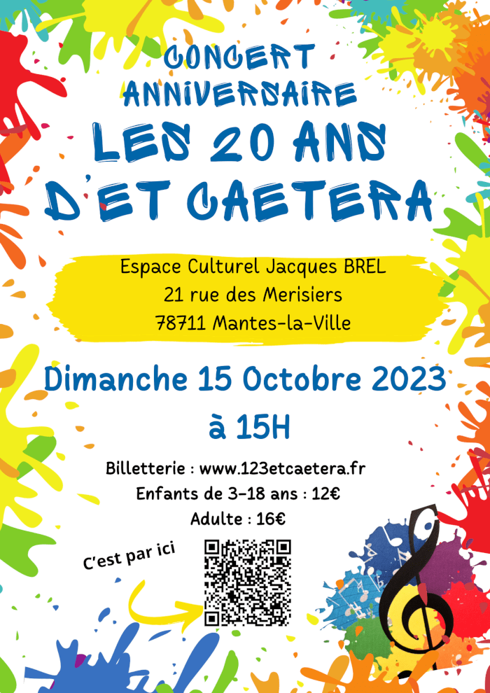Les 20 ans d'EtCaetera à Mantes-la-Ville le 15/10/2023