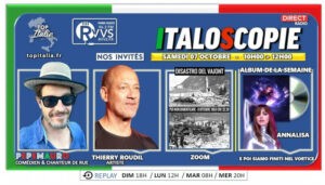 Italoscopie, programme du 07/10/2023