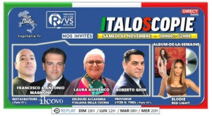 Italoscopie, programme du 04/11/2023