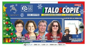 Italoscopie, programme du 16/12/2023