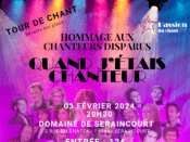 "Quand j'étais chanteur", hommage aux chanteurs disparus à Seraincourt le 03/02/2024