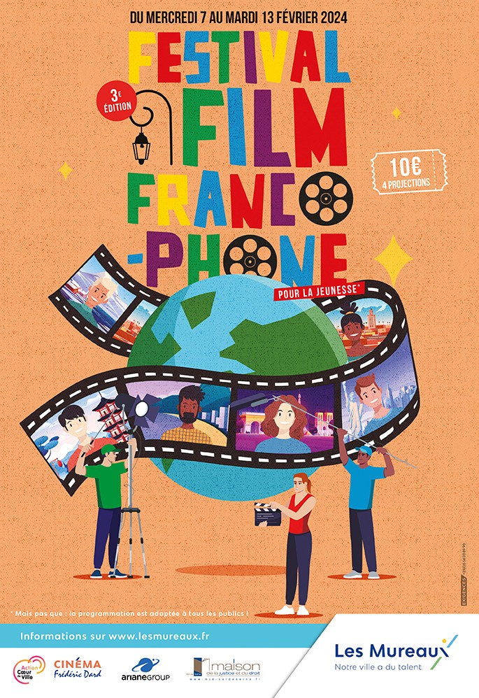 Festival du Film francophone pour la jeunesse aux Mureaux du 7 au 13 février 2024