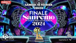 Italoscopie sous le signe du festival Sanremo de 9h à 12h et à partir de 20h30 le 10/02/2024