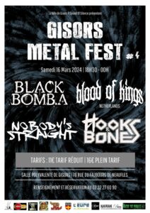 Gisors Metal Fest 2024 le 16/03/2024
