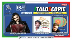 Italoscopie, programme du 16/03/2024