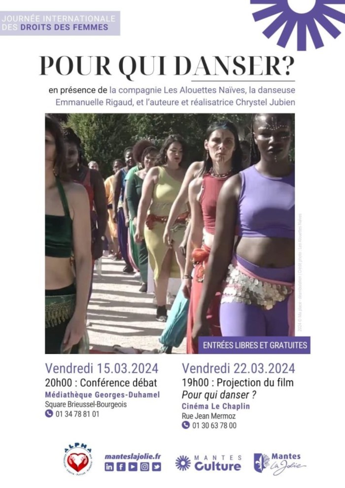 "Pour qui danser ?" film suivi d'un débat au cinéma Le Chaplin le 22/03/2024