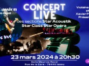 Concert live par l'association Passion du chant à Issou le 23/03/2024