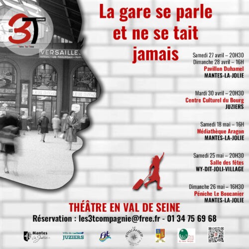"La gare se parle et ne se tait jamais", théâtre du 27 avril au 26 mai