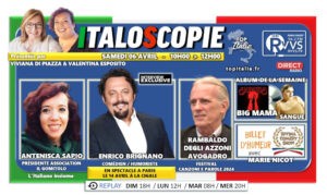 Italoscopie, programme du 06/04/2024