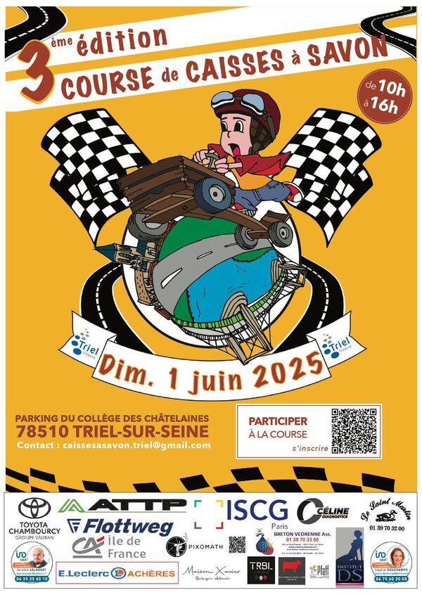 Course de caisses à savon à Triel-sur-Seine (78) le 01/06/2025