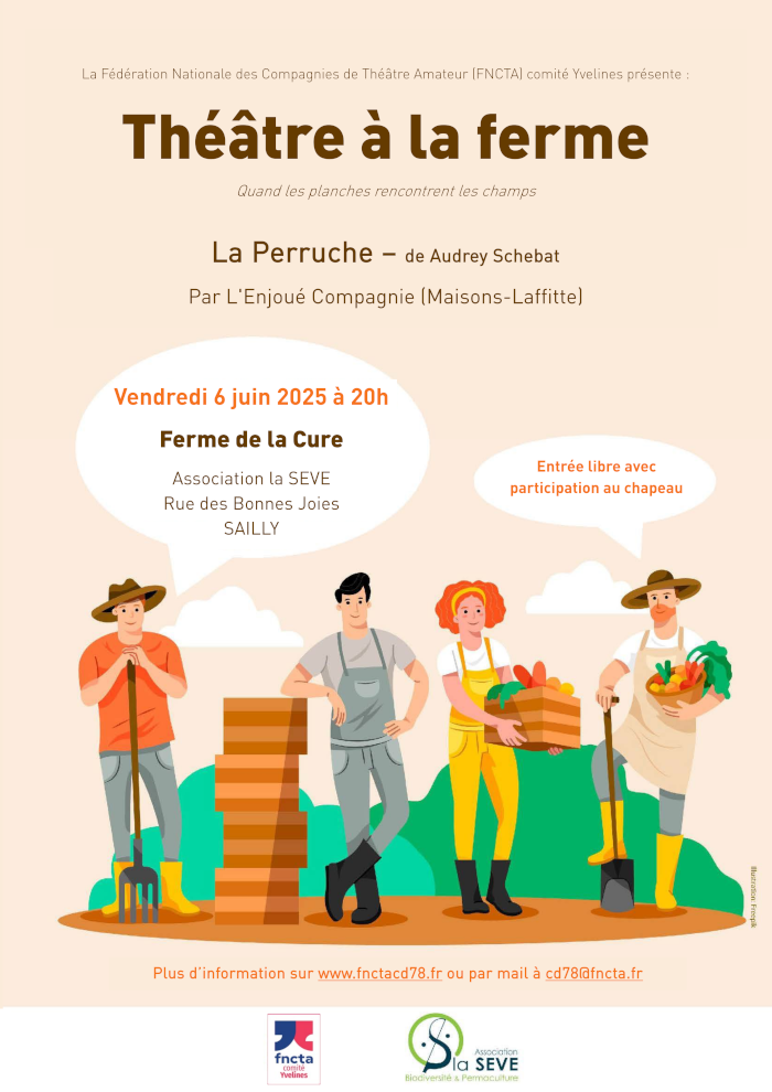 "La Perruche", théâtre à la ferme à Sailly (78) le 06/06/2025