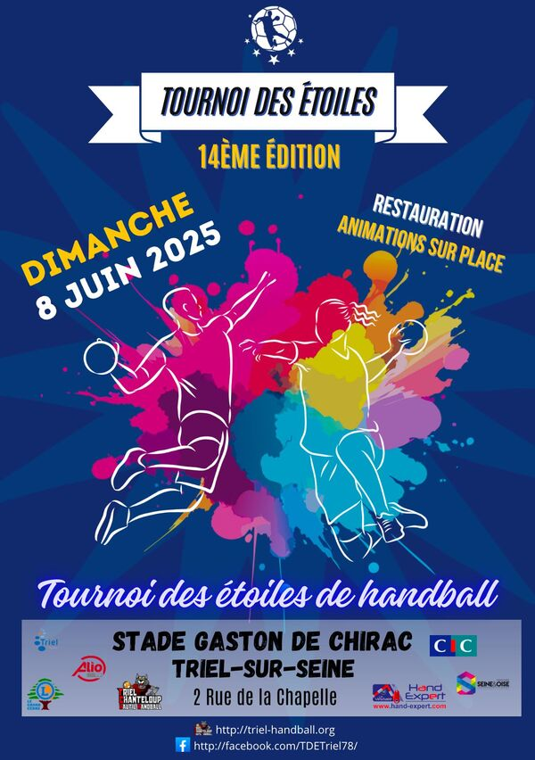 Le tournoi des étoiles de handball à Triel-sur-Seine (78) le 08/06/2025
