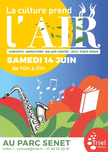 La culture prend l'air à Triel-sur-Seine (78) le 14/06/2025