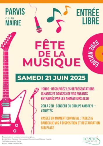 Fête de la musique à Mézières-sur-Seine le 21/06/2025
