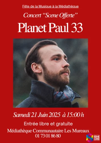 Concert de Planet Paul 33 à la médiathèque des Mureaux (78) le 21/06/2025