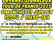 La ville d'Issou (78) recherche des bénévoles pour le passage du Tour de France dans ses rues le 27/07/2025