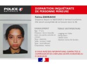 Dispatition inquiétante