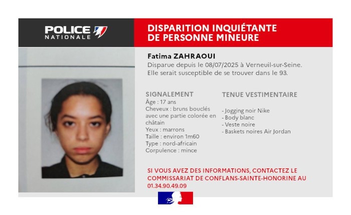 Dispatition inquiétante