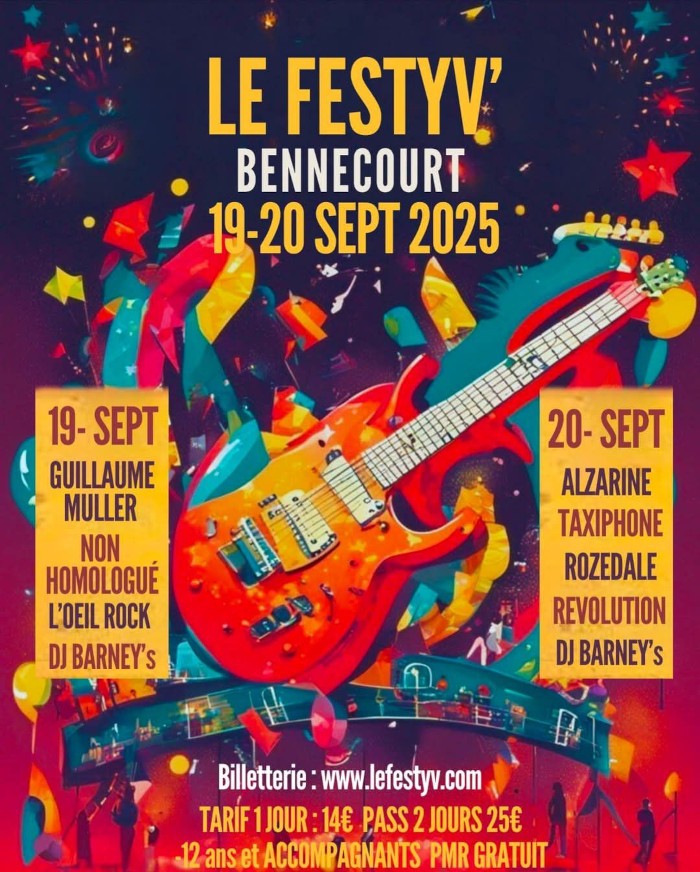 Le Festyv', 4ème édition à Bennecourt (78) les 19 et 20 septembre