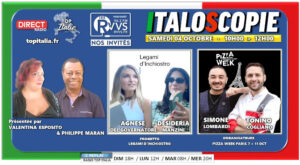 Italoscopie, programme du 04/10/2025