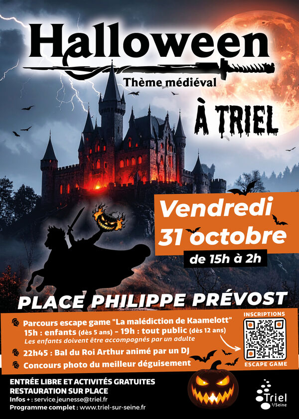 Fête d'Halloween à Triel-sur-Seine (78) le 31/10/2025