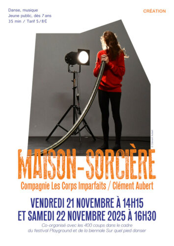 "Maison-sorcière", spectacle au Collectif 12 (78) le 22/11/2025