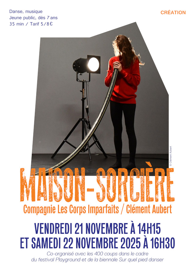 "Maison-sorcière", spectacle au Collectif 12 (78) le 22/11/2025