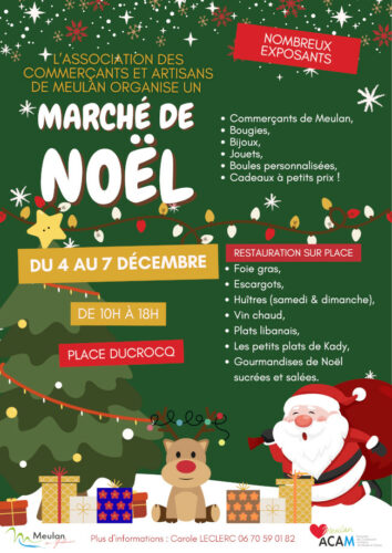 Marché de Noël à Meulan-en-Yvelines (78) du 4 au 7 décembre 2025