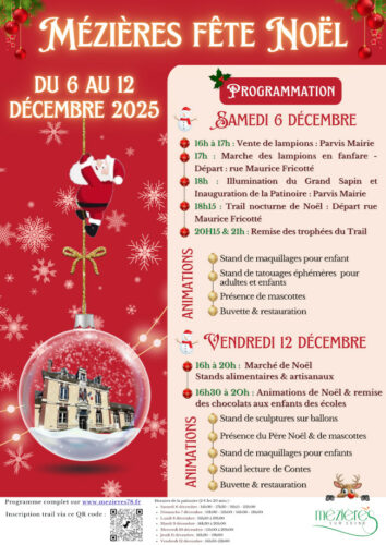 Festivités de Noël à Mézières-sur-Seine (78) du 6 au 12 décembre 2025