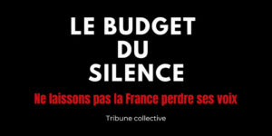 LE BUDGET DU SILENCE, Ne laissons pas la France perdre ses voix (Tribune collective)