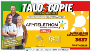 Le Téléthon d'Italoscopie de 9h à 12h30 le 06/12/2025