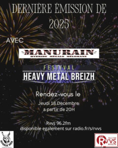 Manurain et l'asso Guitare sur scène, invités de "Republik rock" du 18/12/2025