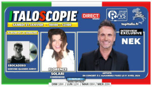 "Italoscopie", programme du 31/01/2026