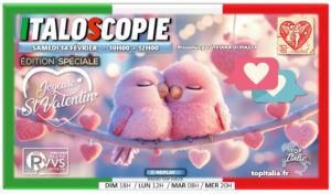 "Italoscopie", spéciale Saint Valentin le 14/02/2026