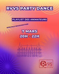 Playlist des animateurs de RVVS dans "RVVS party dance" du 07/03/2026