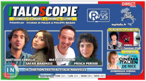 "Italoscopie", programme du 14/03/2026