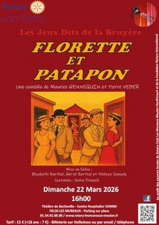 "Florette et Patapon", théâtre aux Mureaux (78) le 22/03/2026