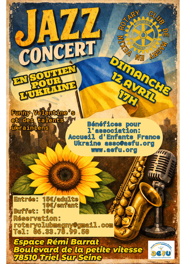 Concert de jazz à Triel-sur-Seine (78), le 12/04/2026