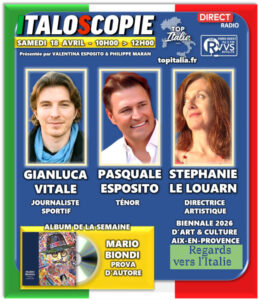 "Italoscopie", programme du 18/11/2026