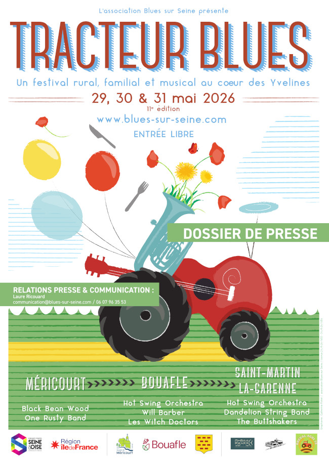 Tracteur blues du 29 au 31 mai 2026