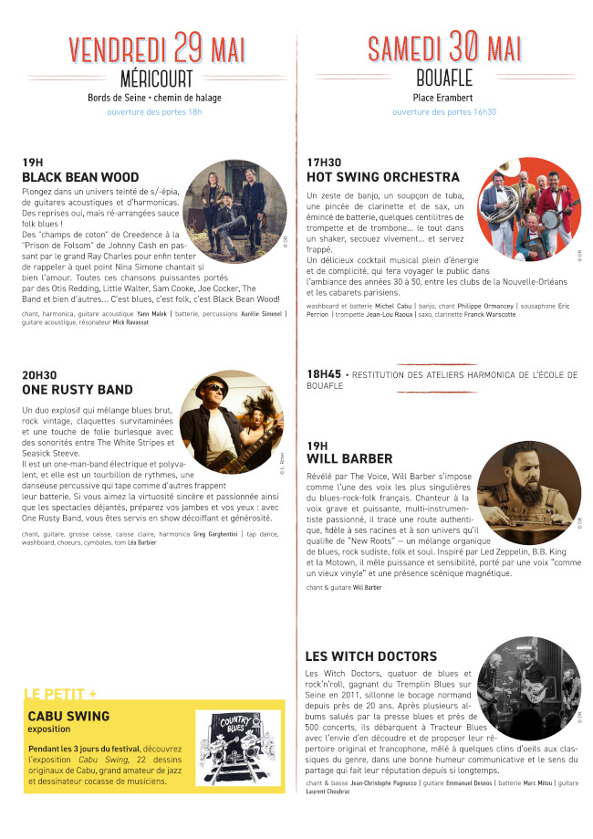 Tracteur blues 2026, le programme